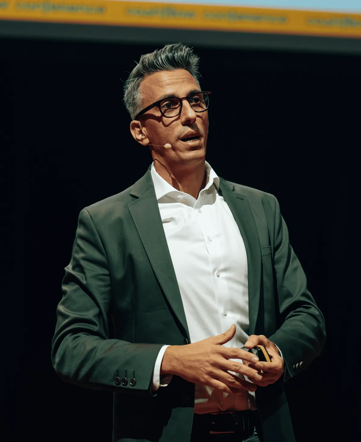 Daniel Garofoli on stage