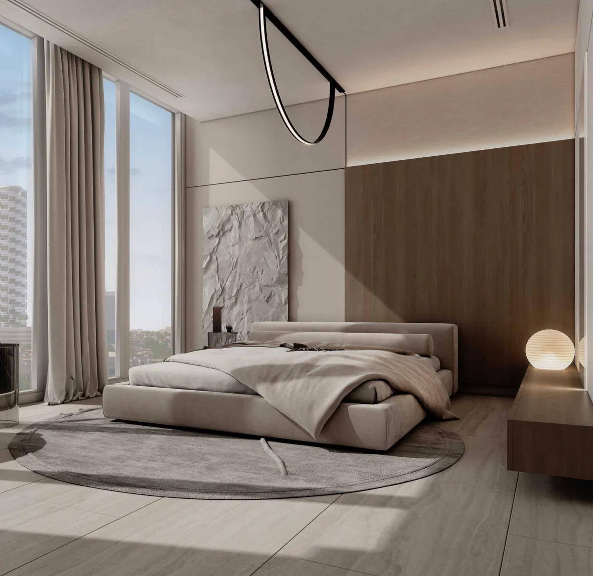 Bedroom rendering in SVN Urban Living