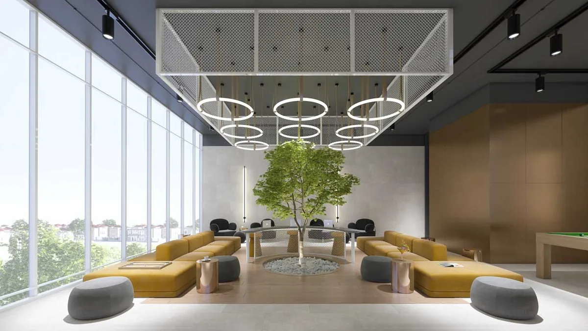 The VYBE residents lounge
